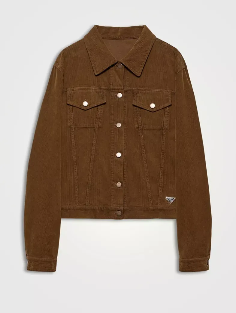 Corduroy Blouson Jacket