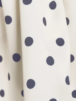 Corset Mini Dress In Polka Dot Print