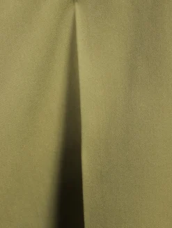 Cotton And Silk Trapeze Shorts