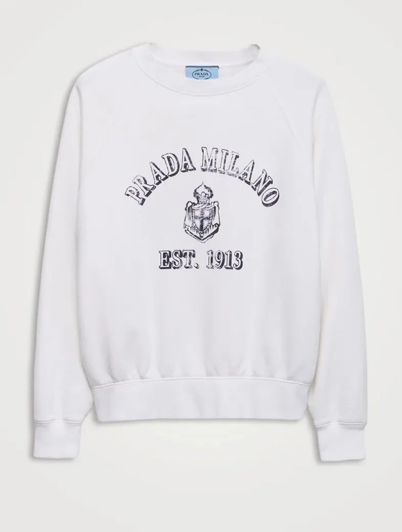 Cotton Crew-neck Sweatshirt