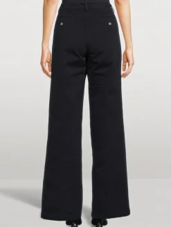 Cotton Gabardine Trousers