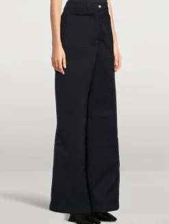 Cotton Gabardine Trousers