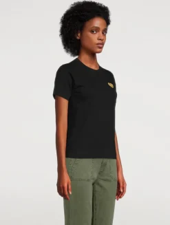 Cotton Gold Heart T-Shirt