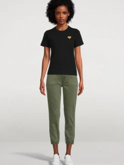 Cotton Gold Heart T-Shirt