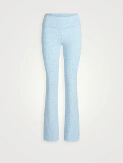 Cotton Jersey Foldover Pants