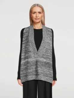 Cotton Linen Sweater Vest