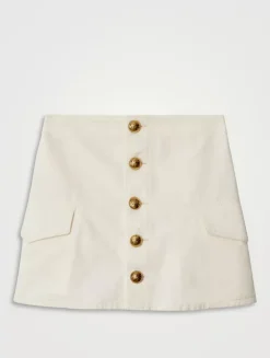 Cotton Mini Skirt
