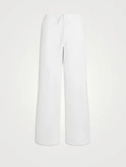 Cotton Poplin Pajama Pants