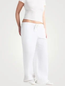 Cotton Poplin Pajama Pants