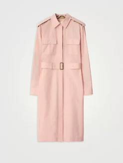 Cotton Poplin Shirt Dress