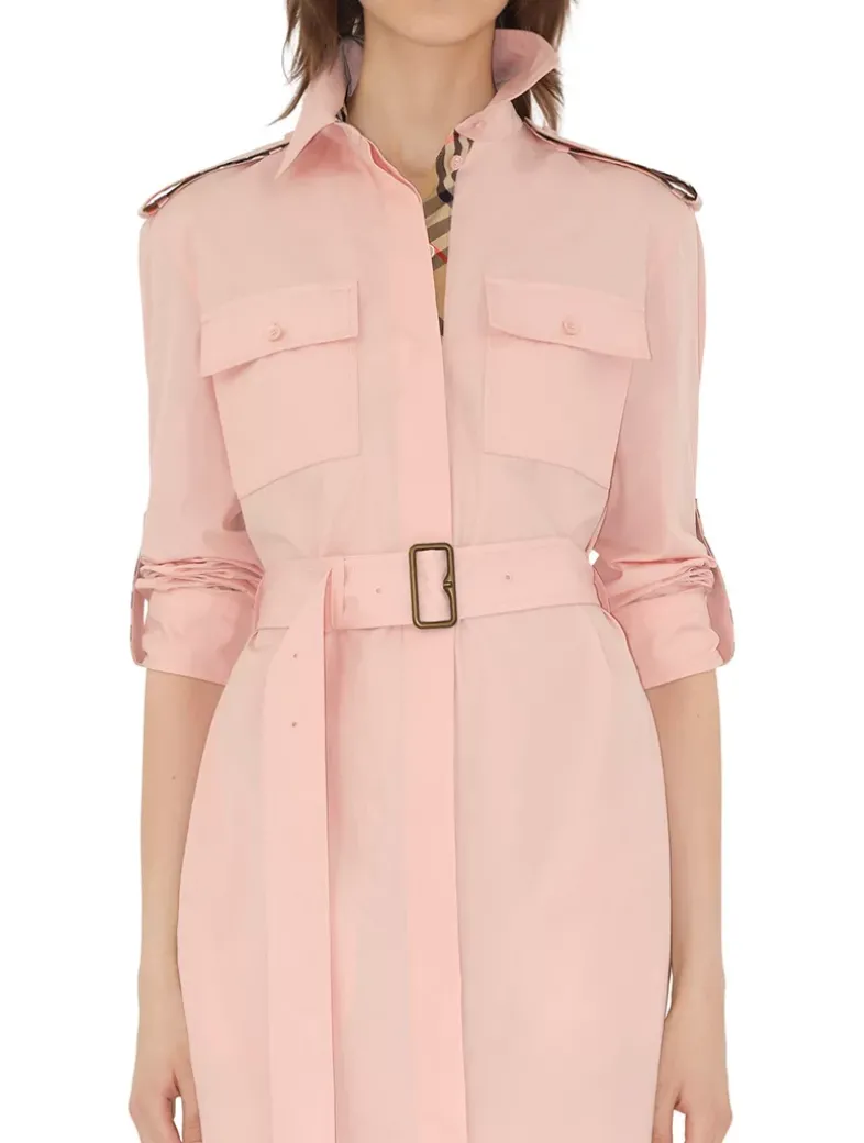 Cotton Poplin Shirt Dress