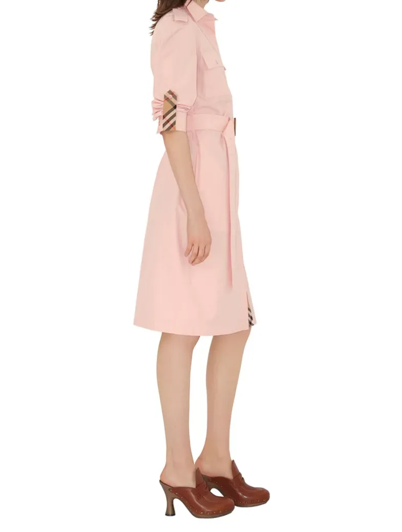 Cotton Poplin Shirt Dress