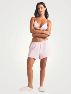 Cotton Poplin Sleep Short