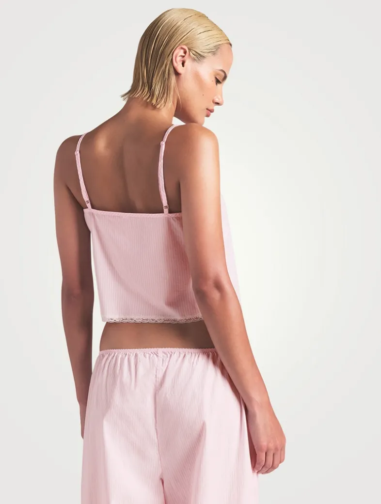 Cotton Poplin Sleep Tank