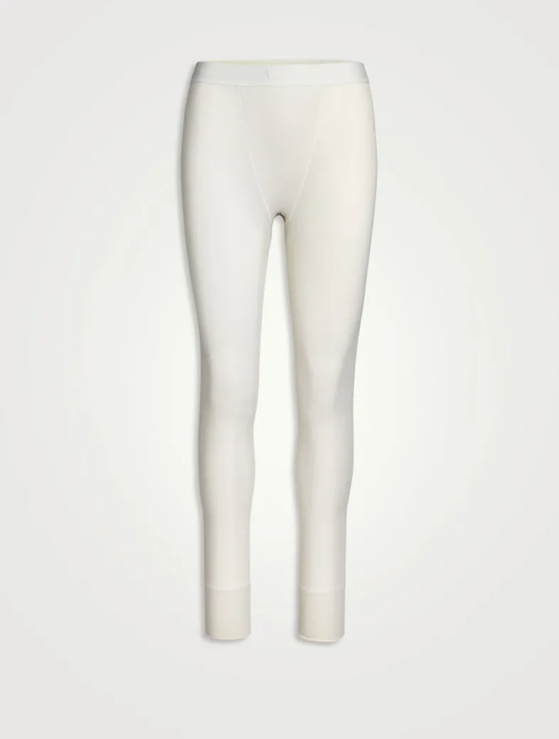 Cotton Rib Leggings