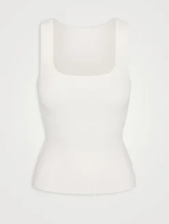 Cotton Rib Long Tank Top