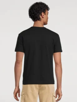 Cotton T-Shirt With Gold Heart