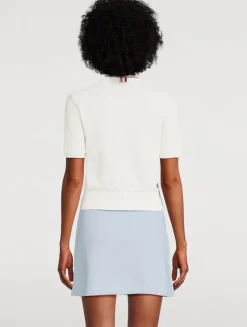 Cotton Waffle Cardigan