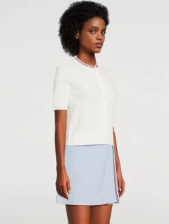 Cotton Waffle Cardigan