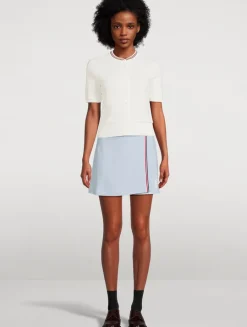 Cotton Waffle Cardigan