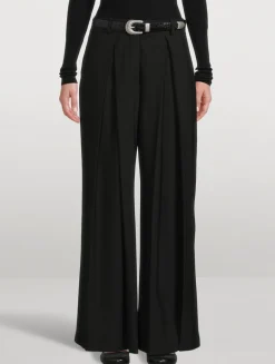 Cowboy Croc-Embossed Leather Belt