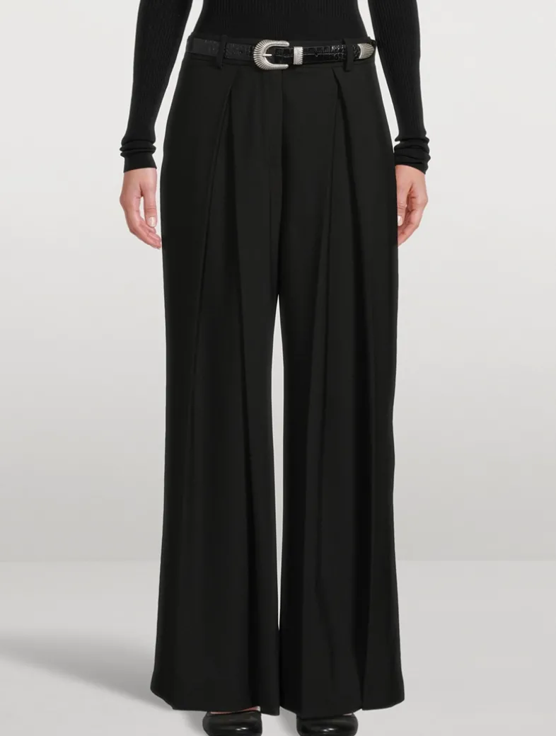 Cowboy Croc-Embossed Leather Belt