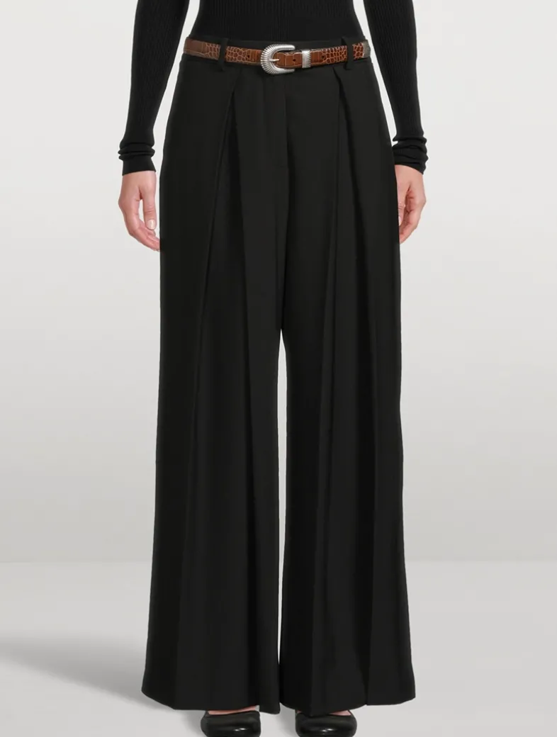 Cowboy Croc-Embossed Leather Belt