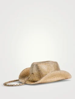 Cowboy Hat Cheyenne Crystal Clutch