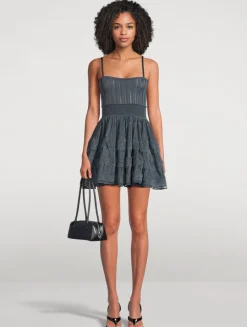 Crinoline Knit Mini Dress