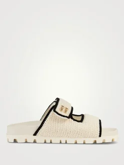 Crochet Slide Sandals