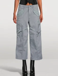 Cropped Cargo Pants
