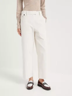 Cropped Chino Trousers