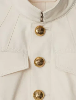 Cropped Cotton Jacket