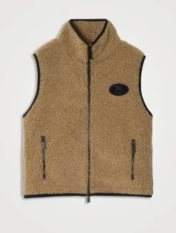 Cropped Fleece Gilet