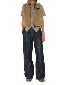 Cropped Fleece Gilet