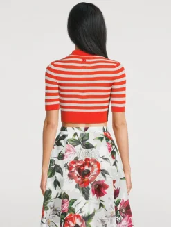 Cropped Polo Sweater