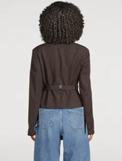 Cropped Tailored Jacket