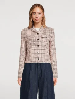 Cropped Tweed Jacket