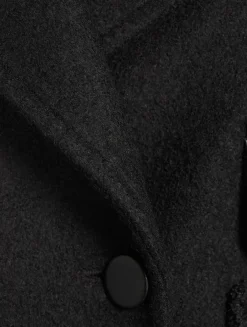 Cropped Wool Peacoat