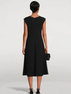 Crêpe Midi Dress