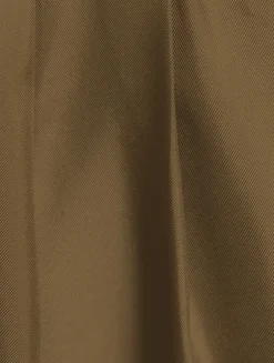 Crush Silk Wide-Leg Trousers