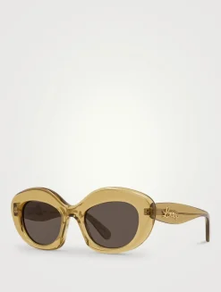 Curvy Cat Eye Sunglasses