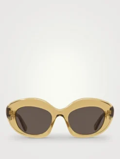 Curvy Cat Eye Sunglasses