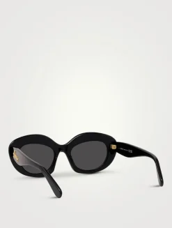 Curvy Cat Eye Sunglasses