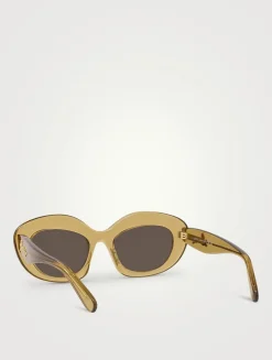 Curvy Cat Eye Sunglasses