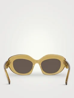 Curvy Cat Eye Sunglasses