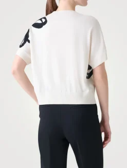 Daisy Intarsia Wool Sweater