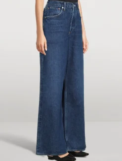 Dame Wide-Leg Jeans