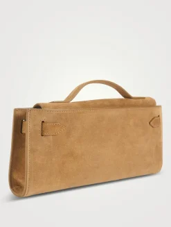 Dash Suede Clutch