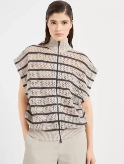 Dazzling Net Cardigan